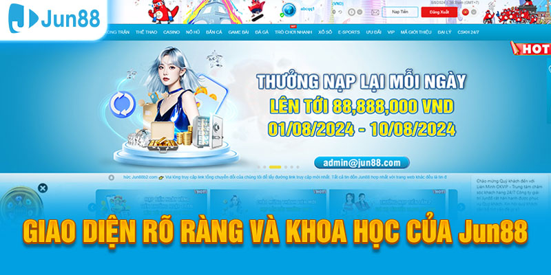 Giao diện website thiết kế chuyên nghiệp