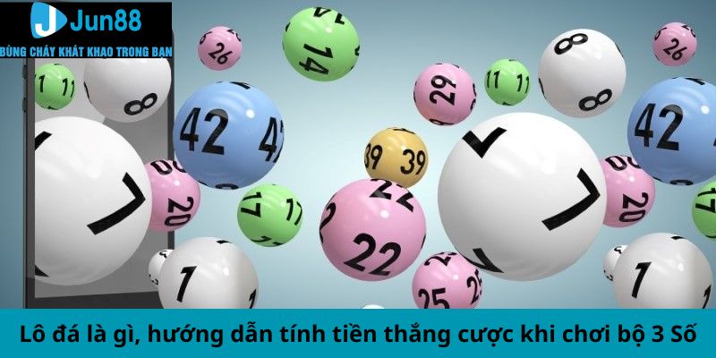 Lô đá là gì, hướng dẫn tính tiền thắng cược khi chơi bộ 3 Số