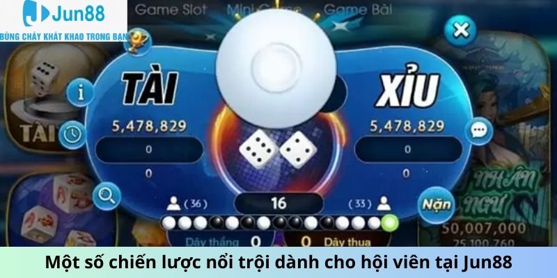 Một số chiến lược nổi trội dành cho hội viên tại Jun88